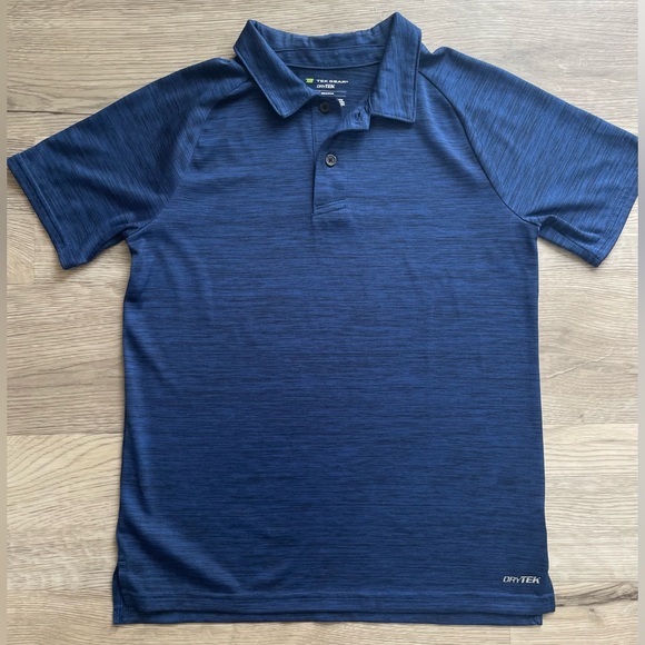 tek gear Other - 3/$30 | Tek Gear Dry Tek | Navy Heather Performance Polo for Boys | M (10-12)